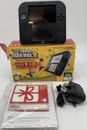 Consola Nintendo 2DS en caja negra/azul Super Mario Bros 2 edición especial