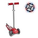 Radio Flyer Lean 'N Glide Scooter with Light Up Wheels Vehicle, Red
