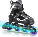 Adjustable Inline Skates for Kids Boys and Girls with Light up Wheels