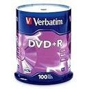 Verbatim AZO DVD+R 4.7GB 16X with Branded Surface - 100pk Spindle FFP