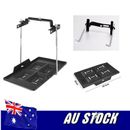 Black Car Storage Battery Tray+Adjustable Hold Down Clamp For Automotive Marine