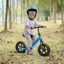 12" Kids Balance Bike Adjustable Height No Pedal Bicycle for 3-5 Years