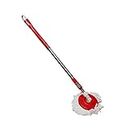 Sulfar Home Cleaning - Stainless Steel 360 Degree Rotating Pole Microfiber Mop Rod Stick, Multicolour, (0842)