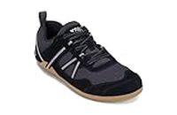 Xero Shoes Women’s Prio Suede Cross Training Shoe - Comfortable Performance Running Shoes for Women, Black/Asphalt, 10.5