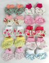ACCESSORIES FOR 17" BABY BORN DOLL (12) 10 PAIRS SOCKS~ASSORTED PRINTS & COLOURS