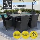 Gardeon 7 PCS Outdoor Dining Set Table & Chairs Patio Furniture Lounge Setting