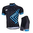 ZEROBIKE® Men's Short Sleeve Breathable Cycling Jersey Padded Pant Outdoor Sports Wear Breathable Quick Dry