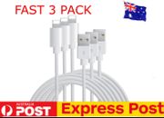 3 X Fast USB Cable Charger Charging For Apple iPhone  7 8 X 11 12 13 14 ipad