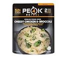 Peak Refuel Cheesy Chicken & Broccoli | Premium Freeze Dried Camping Food | Backpacking & Hiking MRE Meals | Just Add Water | 100% Real Meat | 52g of Protein | 2 Serving Pouch