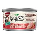 Purina Beyond Grain Free, (12) 3 oz. Cans, Natural Gravy Wet Cat Food, Grain Free Chicken, Beef & Carrot Recipe