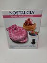 Nostalgia My Mini Waffle Maker Pink Leopard Pattern NEW Kitchen Appliance
