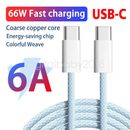 Cable de carga USB-C a tipo C 6A cable de carga rápida cable de datos para iPhone 15 NUEVO