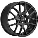 Vision 426 Cross Matte Black Wheel with Painted Finish (15 x 6.5 inches /4 x 100 mm, 38 mm Offset)