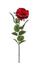 artplants.de Kunstblume Rose PEZOS, rot, 60cm - Kunstrose/Seidenrose