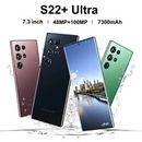 S22 Ultra 4/5G Smartphone Android Unlocked 16GB+1TB Mobile Phone 7.3Inch new