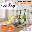 Bopeep Kids Slide Swing Basketball Ring Hoop Children Toddlers Play Toys Indoor
