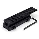 TRIROCK New Tactical 9 Slots Dovetail Weaver Picatinny Rail Adapter Extend 11mm to 20mm Scope Mount Riser