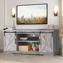 TV Stand Wood Farmhouse Entertainment Center Media Console for up to 65" TVs US