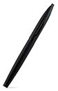 Amazon Basics Elegant Ballpoint Pen with Case for Office and Gifting (Matte Black Body, Blue Ink)
