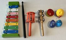 Musical Instruments - Toys for Toddlers 1-3 Baby Kids - Bells Shakers Clackers