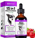 15 in 1 Dog Multivitamins and Supplements, Dog Hip and Joint Supplement, 60ml