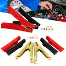 2 Pair Automotive Alligator Battery Clamps 500 Amp Heavy Duty Charger Clips Tool