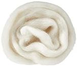 Clover Natural Wool Roving, Off White - 7920