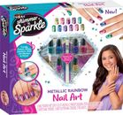 Kit de arte en uñas arco iris metálico Cra-Z-Art Shimmer 'N Sparkle