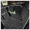VSPETCC Dog Car Seat Cover,100% Waterproof with Mesh Window And Storage Pocket,Durable Scratchproof Nonslip Dog Hammock with Universal Size Fits for Cars/Trucks/SUV