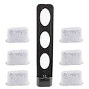 Anbige Replacement Parts Water Filter Holder with 6-pack Charcoal Water Filters,Compatible with Cuisinart coffee Makers