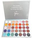 D.B.Z. Eyeshadow Palette Cosmetic Powder Makeup 35 Colors High Pigmented Eye shadow Palette, Multicolor, Matte & Shimmery Finish