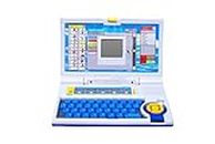 esnipe mart® 20 activities & games fun laptop notebook computer toy for kids-Blue