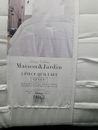 Maison & Jardin 3 Piece queen size white quilt set