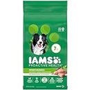 IAMS Proactive Health Minichunks Dog Food Dry Adult, Chicken & Whole Grains Recipe, 3.18kg (7LB) Bag