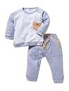 BABY GO 3-6M/6-12M/12M-18M/18-24M Full Sleeves 100% Soft Cotton Clothing Set/Infant Wear/Clothes For Baby Boys, Blue