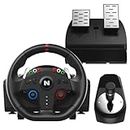 Nitho PC Gaming Wheel, Drive Pro ONE Competition Gaming Racing Wheel with Separate Shifter and Floor Pedals for PC, 270 Degree Zero Dead Zone Steering Wheel - for PC Simulation Games Only