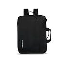 CLOUDS GEAR VISTA Black Convertible Backpack Messenger Bag Shoulder Bag Laptop Case Handbag Business Briefcase Multi-Functional 3 in 1 Travel Bag Fits 15.6 Inch Laptop