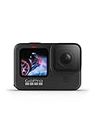 GoPro HERO9 - Caméra de sport étanche avec écran LCD avant et écran tactile arrière, vidéo Ultra HD 5K, photos 20 MP, diffusion en direct 1080p, webcam, stabilisation, noir
