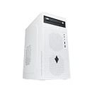 Case Micro ATX per PC Desktop Office, Masterizzatore Incluso, PSU 500W, 2X USB 3.0, 1X USB-C, 1X Cuffie, 1X HD Audio (microfono + cuffie)