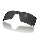 SOLODAD Replacement Lenses for Oakley Oil Rig Sunglasses Polarized-Carbon Black