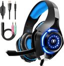 Wired Headphone headset with mic for HP Dell Toshiba computer laptop pc desktop