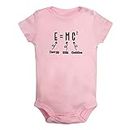 iDzn E=MC2 Energy Milk Cuddles Funny Rompers, Newborn Baby Bodysuits, Infant Cute Jumpsuits, 0-24M Babies One-Piece Outfits
