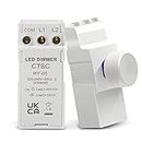 CTSC Led Dimmer Module, Universal Led Dimmer, 1 Gang 2-Way Dimmer Switch, LED 3-100W Push-On/Off Switch Module