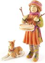 Patience Brewster Nativity Boy and Dog Figures 2 Pack Little Drummer for Decor