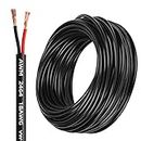 18 Gauge Electrical Wire 2 Conductor,18 AWG Electrical Wire Stranded PVC Cord Oxygen-Free Copper Cable,50FT Pure Copper Electrical Wire Cord for LED Lamp Lighting Strips Automotive…