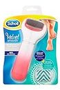 Scholl Velvet Smooth Electric Foot File - Pedicure Foot File System for Hard Skin and Callus Removal - Batteries Included