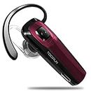 TOORUN Bluetooth Earpiece, M26 Bluetooth Headset Handsfree Wireless Headphone with Noise Cancelling and Microphone Compatible for Android iPhone Cell Phone Laptop - Red
