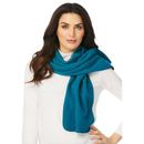 Women's Microfleece Scarf by Accessories For All in Deep Lagoon