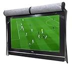 A1Cover Outdoor 80“-85" TV Set Cover,Scratch Resistant Liner Protect LED Screen Best-Compatible with Standard Mounts and Stands (Black)