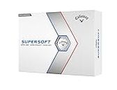 Callaway Golf Unisex Supersoft 23 12 Pack Performance Golf Bälle - Wei�ß